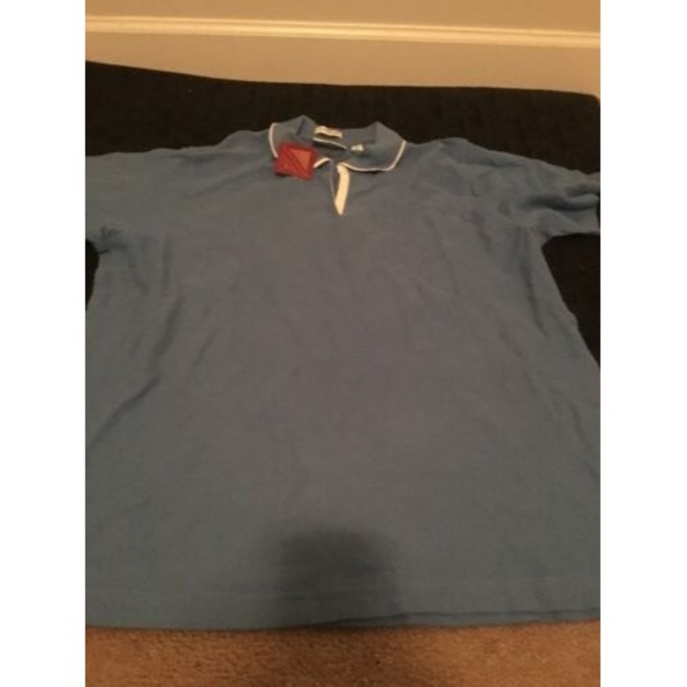 Outer Banks Adult Short Sleeve Polo Shirt Size XL Blue